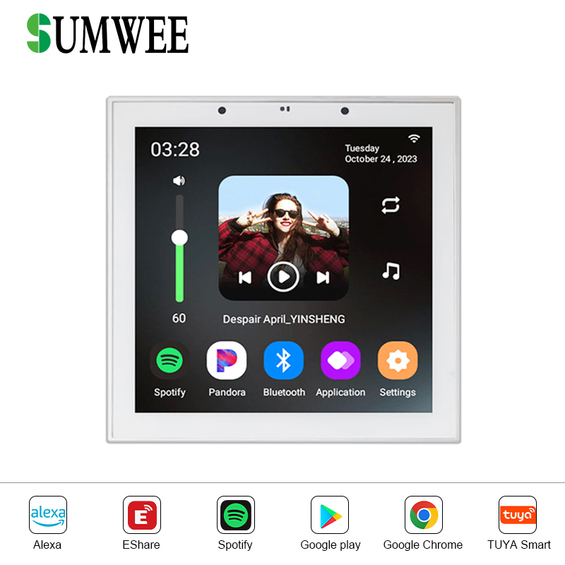 Audio Music Background Free - Smart Home Touch Screen 4 Inch