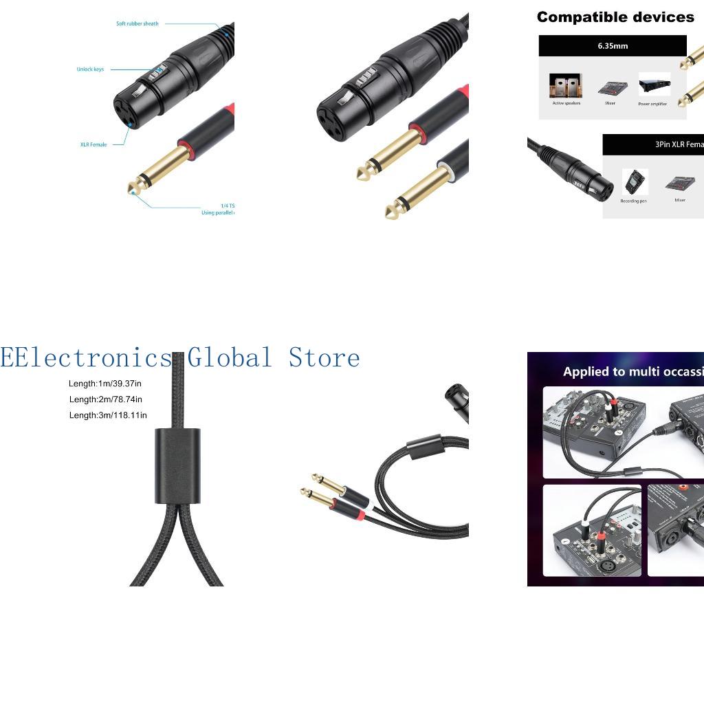 462B 2x 1/4inch to 3Pin Female - Audio And Music Splitter recensie en prijs