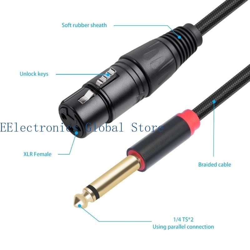 462B 2x 1/4inch to 3Pin Female - Audio And Music Splitter recensie en prijs