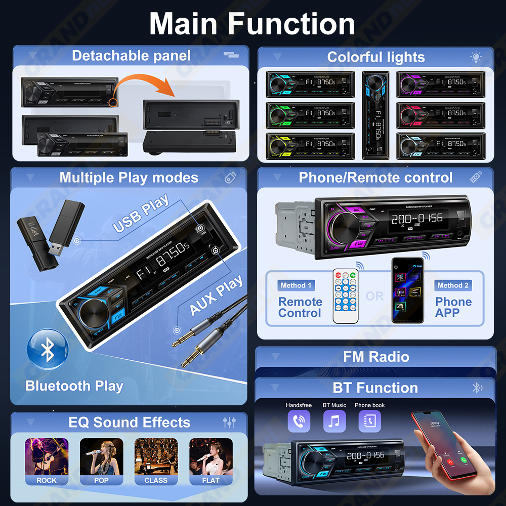 Car Radio 1din MP3 Player Digi - Audio Universal Music recensie en prijs
