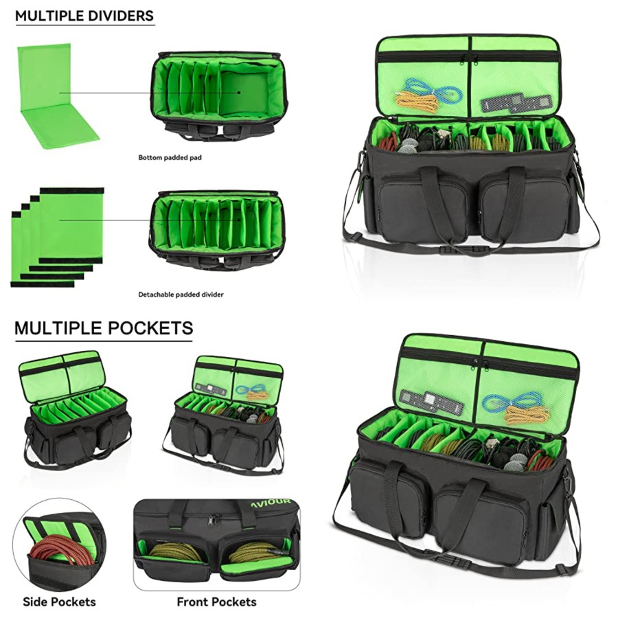 SAVIOUR DJ Cable File Bag, Det - Audio Music Store recensie en prijs