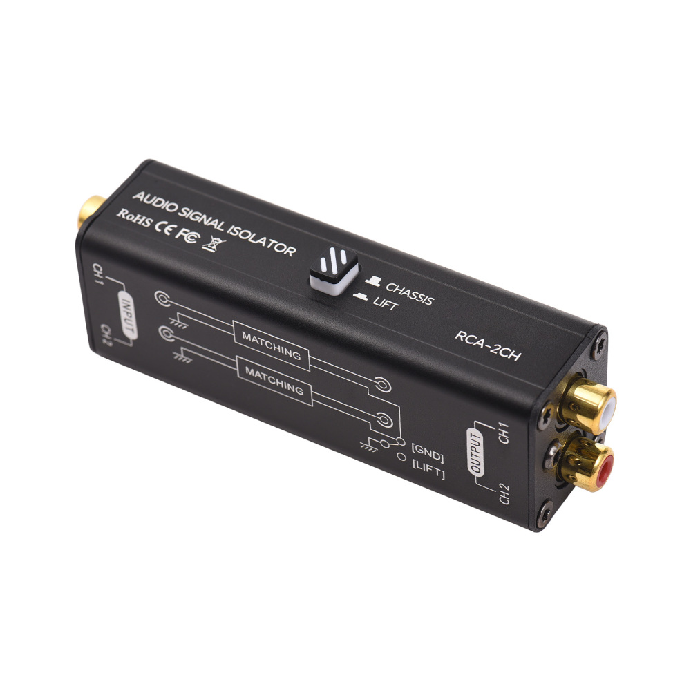 Portable 2 Channels RCA Ground - Audio Music Isolator recensie en prijs