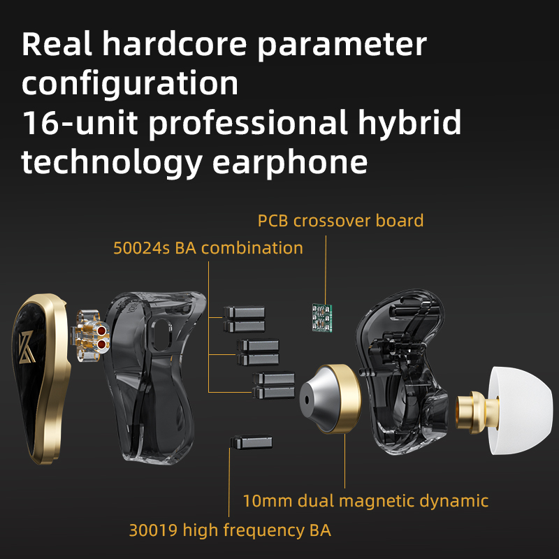 KZ ZAS Metal Wired Earphone 16 - Audio Music Game recensie en prijs