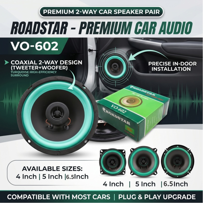 4/5/6.5 Inch Car Speakers Coax - Audio Universal Music recensie en prijs