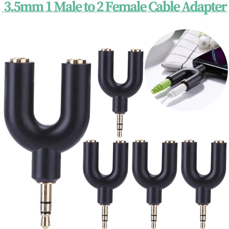 U Type Adapter Y Shape 3.5mm S - Audio And Music Splitter recensie en prijs
