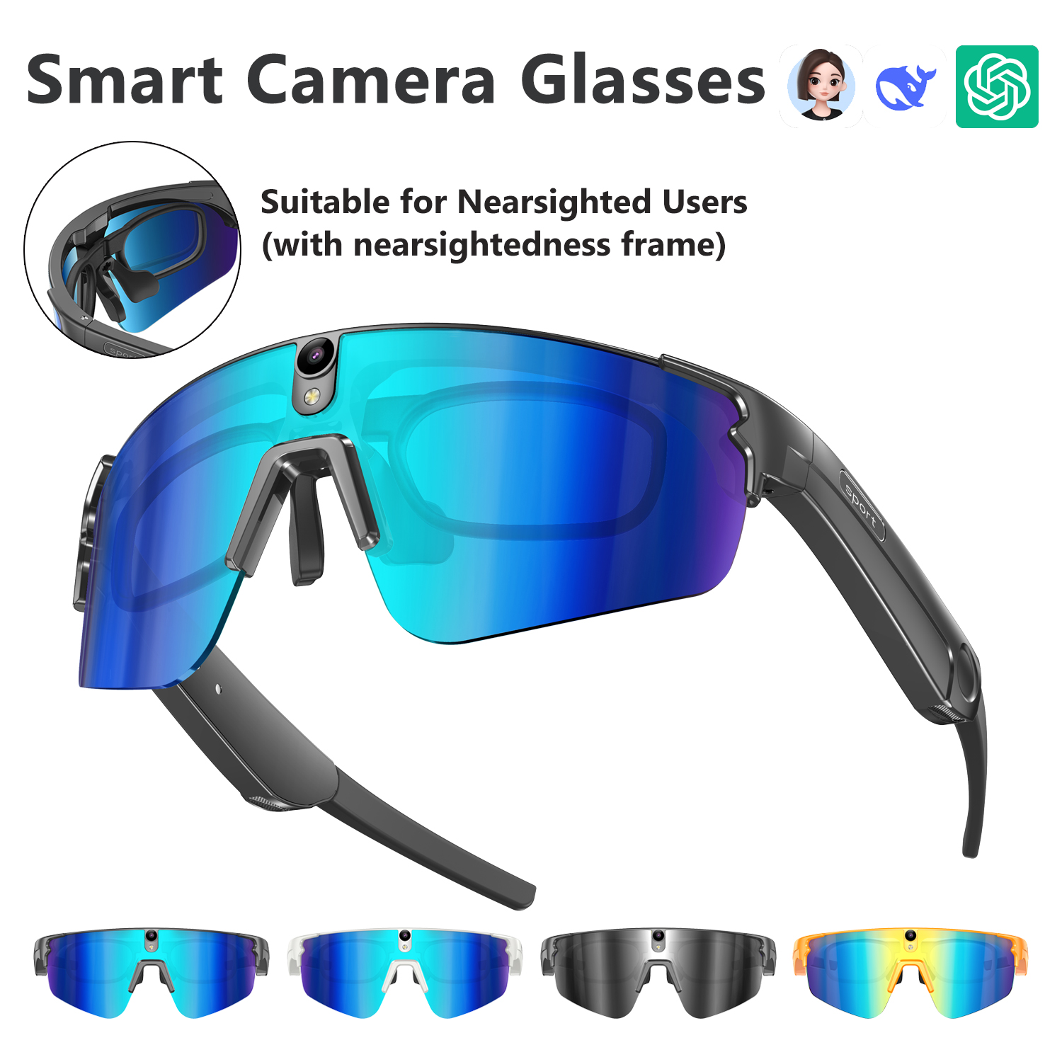 L805 AI Smart Glasses With 800 - Audio Music Bluetooth recensie en prijs