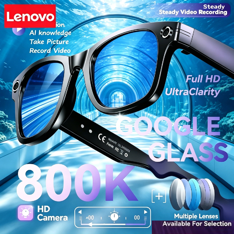 Lenovo 8K Vision AI Eyeglasses - Audio Music Bluetooth recensie en prijs