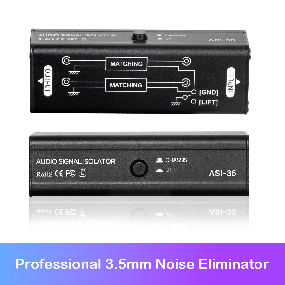 Portable 3.5mm aux Ground Loop - Audio Music Isolator recensie en prijs