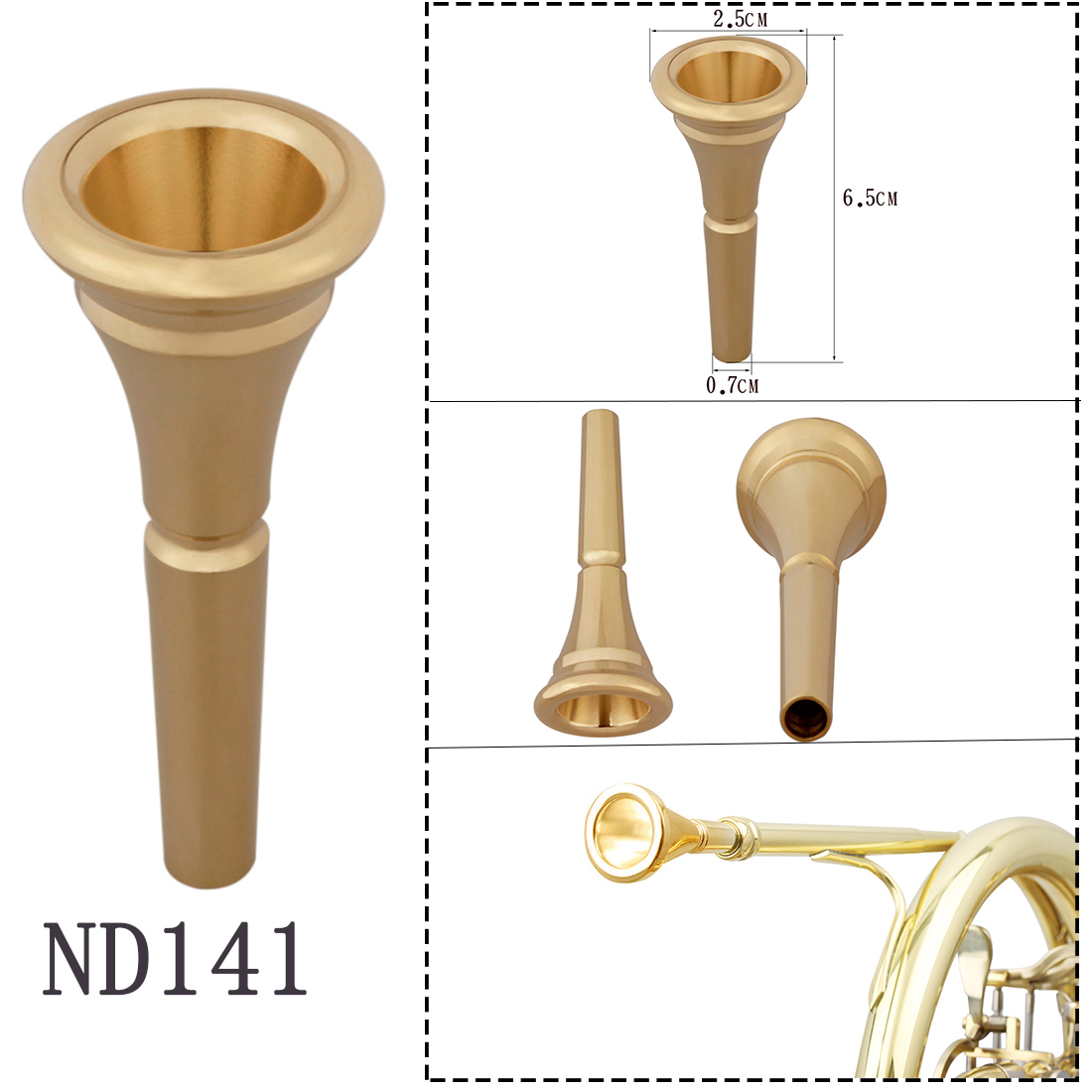SLADE Brass Instrument Trumpet - Trombone Mouthpiece recensie en prijs