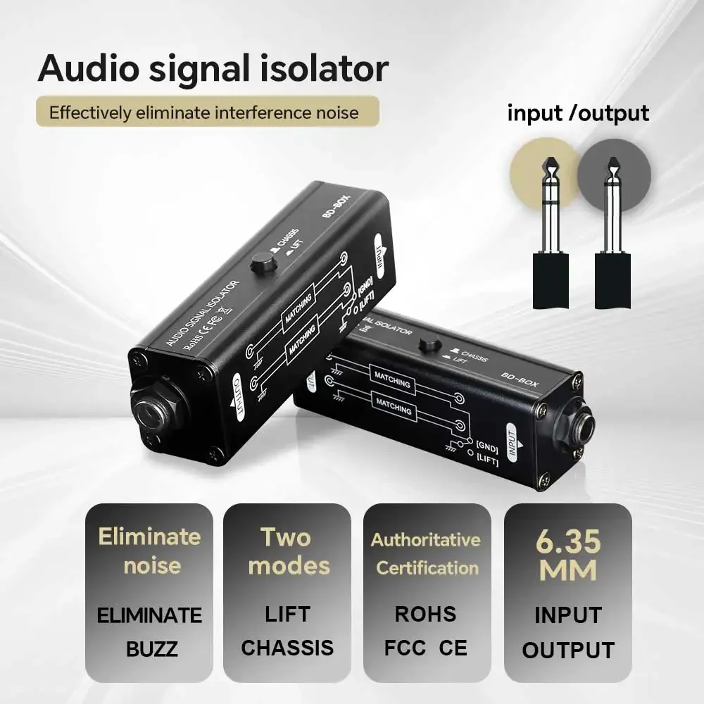 Portable 6.35MM AUX Ground Loo - Audio Music Isolator recensie en prijs