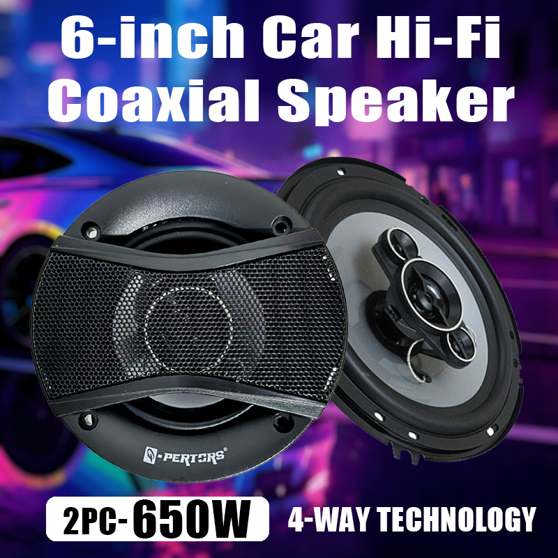 2PCS 6 Inch HiFi Coaxial Subwo - Audio Universal Music recensie en prijs