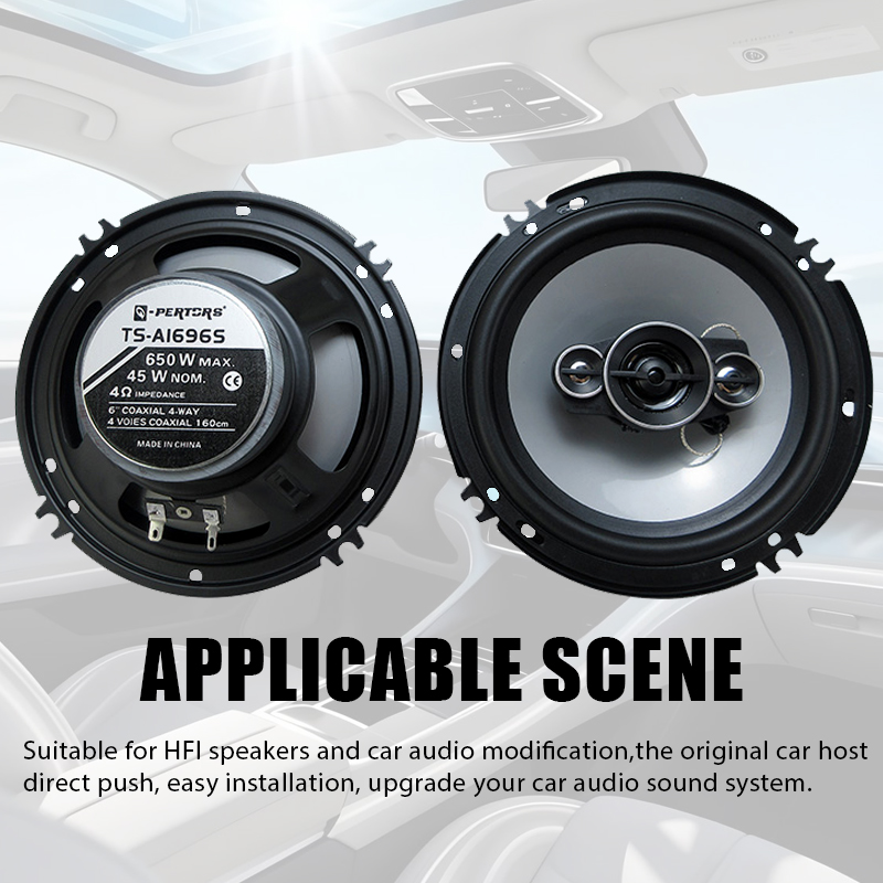 2PCS 6 Inch HiFi Coaxial Subwo - Audio Universal Music recensie en prijs