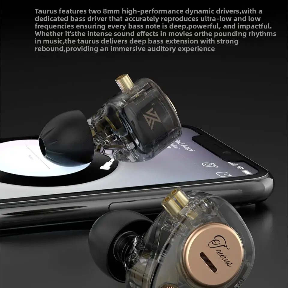 KZ Taurus In Ear Wired Earphon - Audio Music Game recensie en prijs