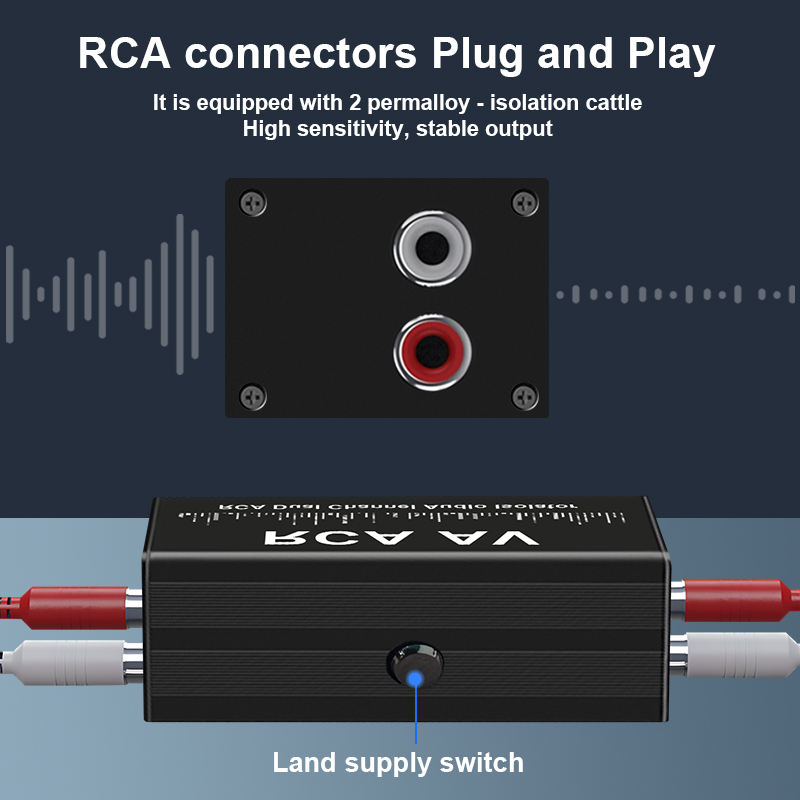 High Performance 2 Channel RCA - Audio Music Isolator recensie en prijs
