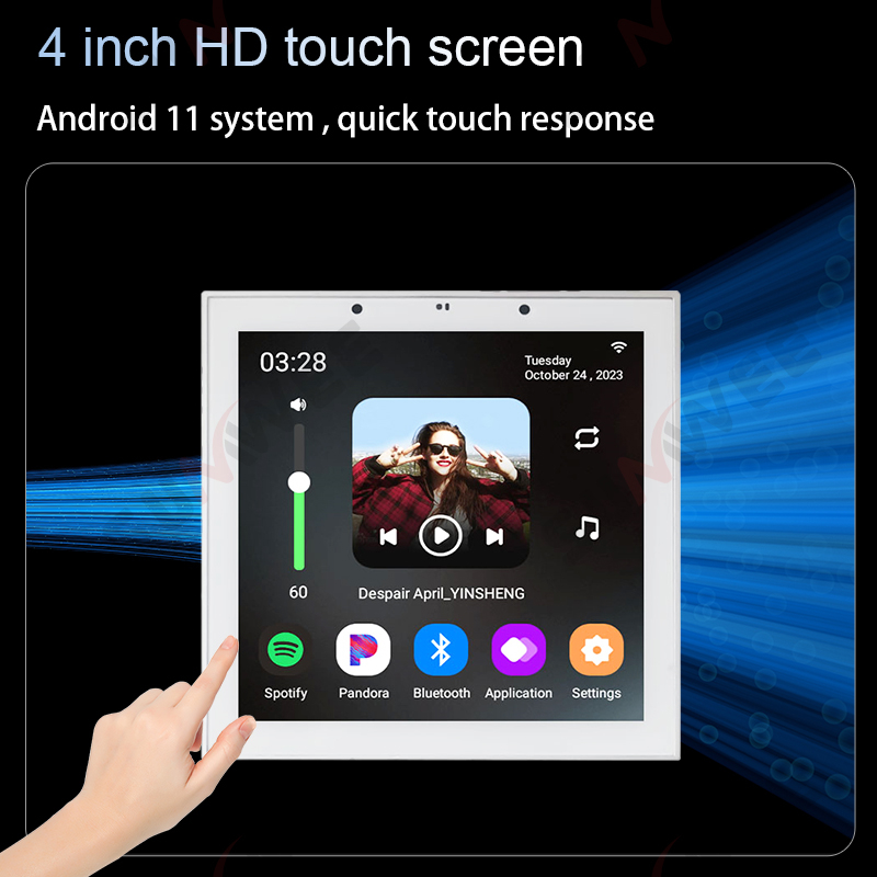 Smart Home Touch Screen 4 Inch - Audio Music Background Free recensie en prijs