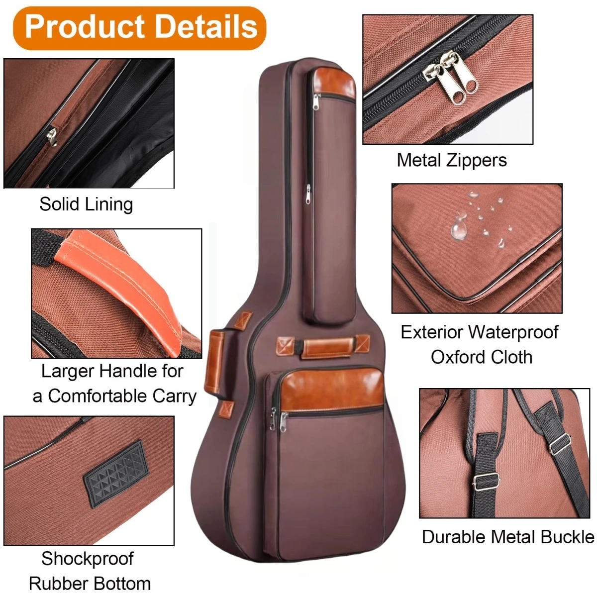 Miwayer Waterproof Acoustic Gu - Guitar Strap Padded recensie en prijs