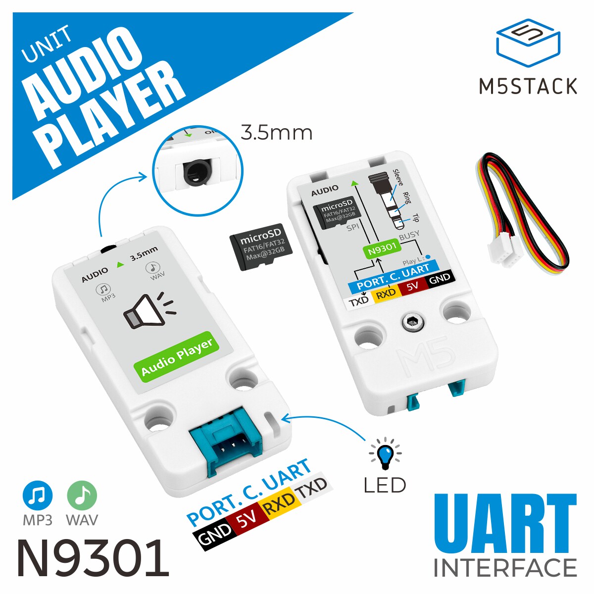M5Stack Official Audio Player  - Official Audio Music recensie en prijs