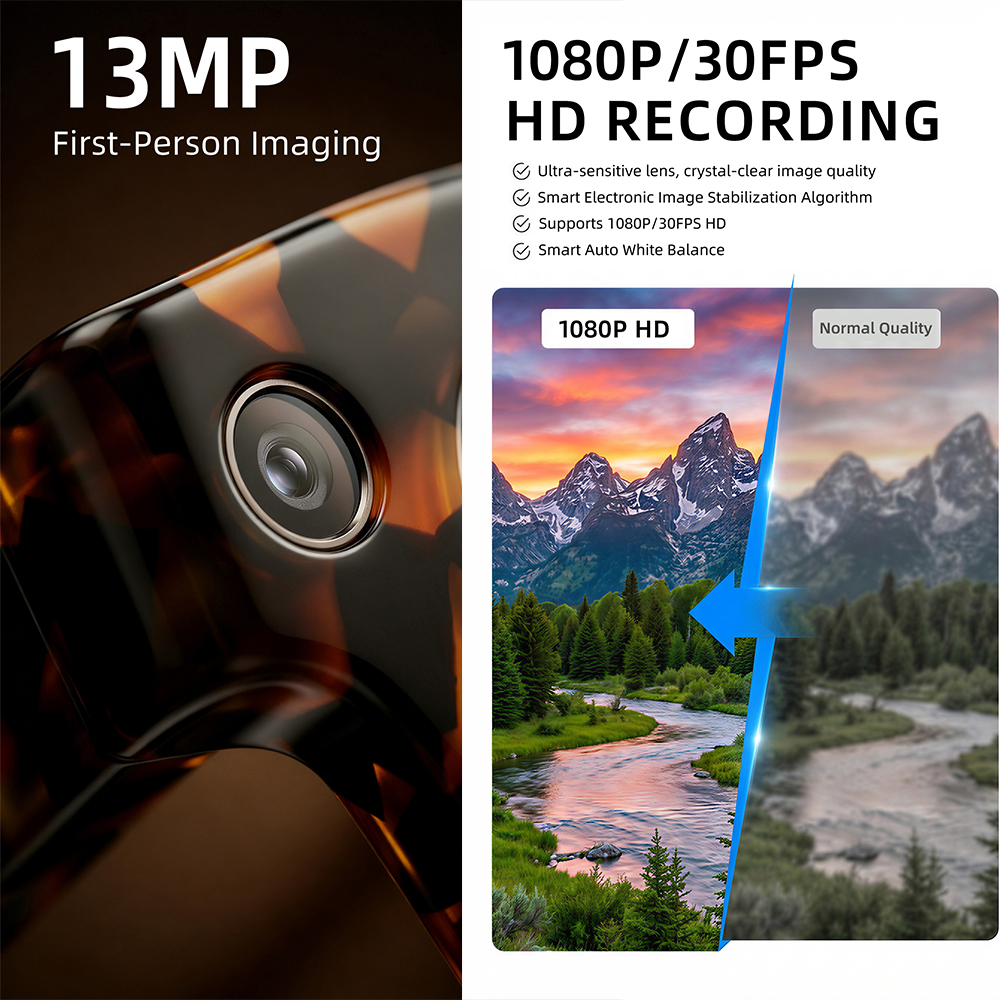 G600 Pro AI Smart Glasses 13MP - Audio Music Bluetooth recensie en prijs