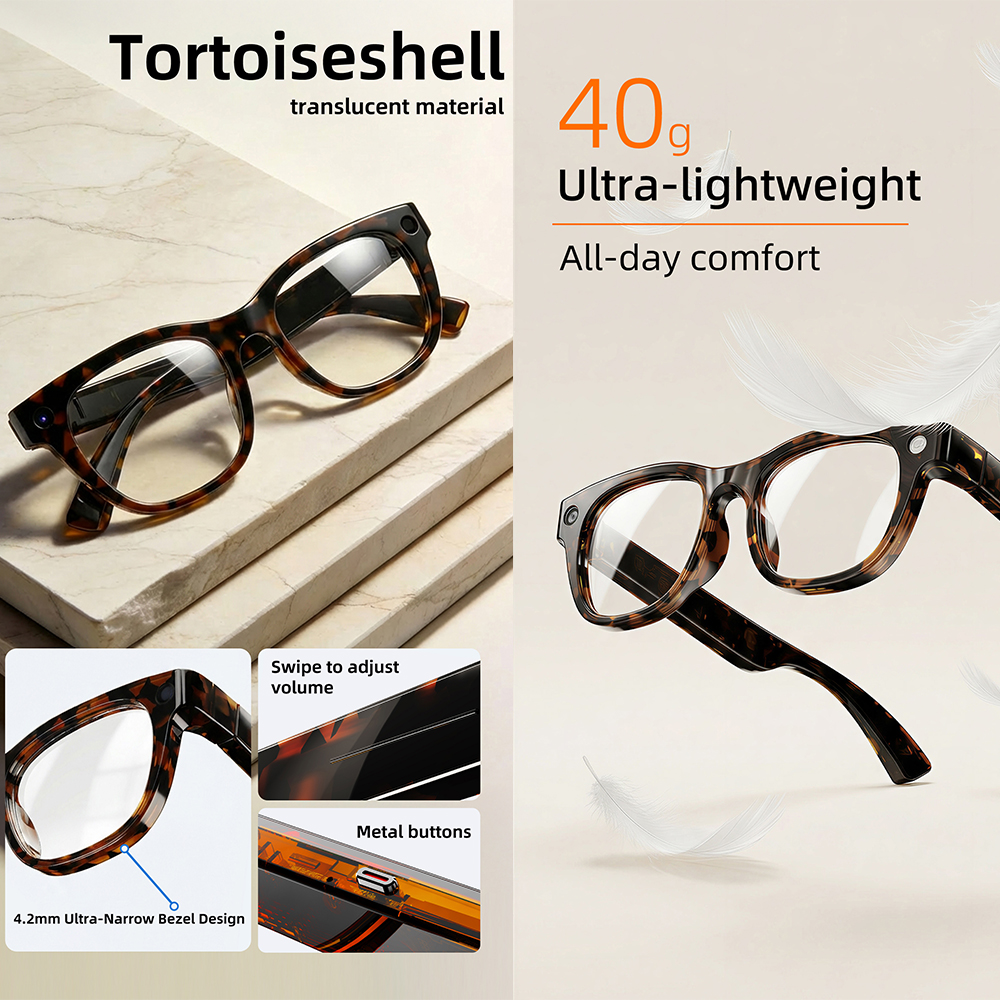 G600 Pro AI Smart Glasses 13MP - Audio Music Bluetooth recensie en prijs