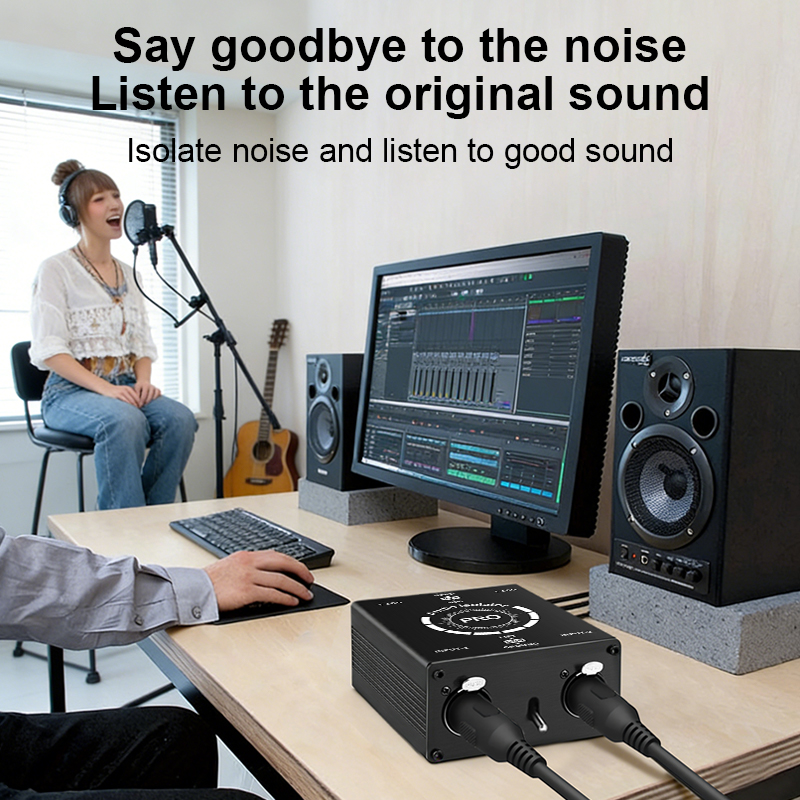 Professional 6.5mm XLR 2CH Aud - Audio Music Isolator recensie en prijs