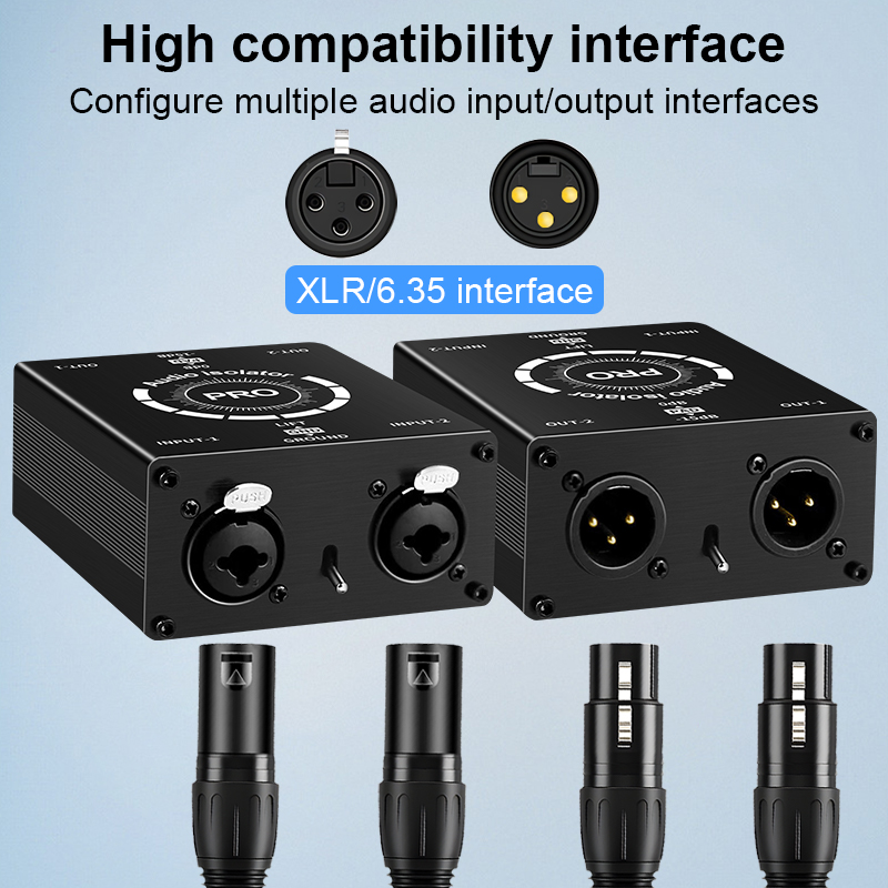 Professional 6.5mm XLR 2CH Aud - Audio Music Isolator recensie en prijs