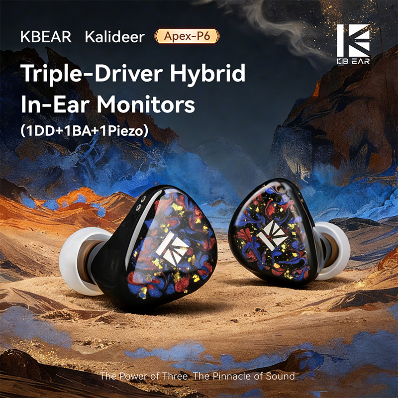  KBEAR Kalideer Apex-P6 HiFi  - Audio Music Game recensie en prijs