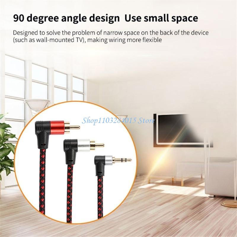 R6FF 90° RCA Cable Jacks 3.5mm - Audio And Music Splitter recensie en prijs
