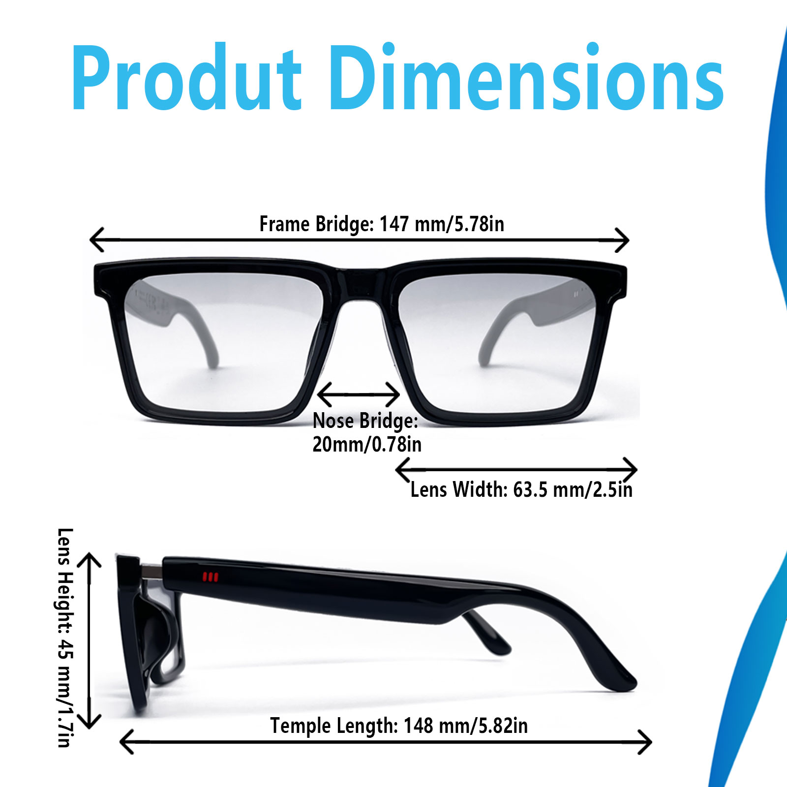 Smart Audio Glasses with Real- - Audio Music Bluetooth recensie en prijs
