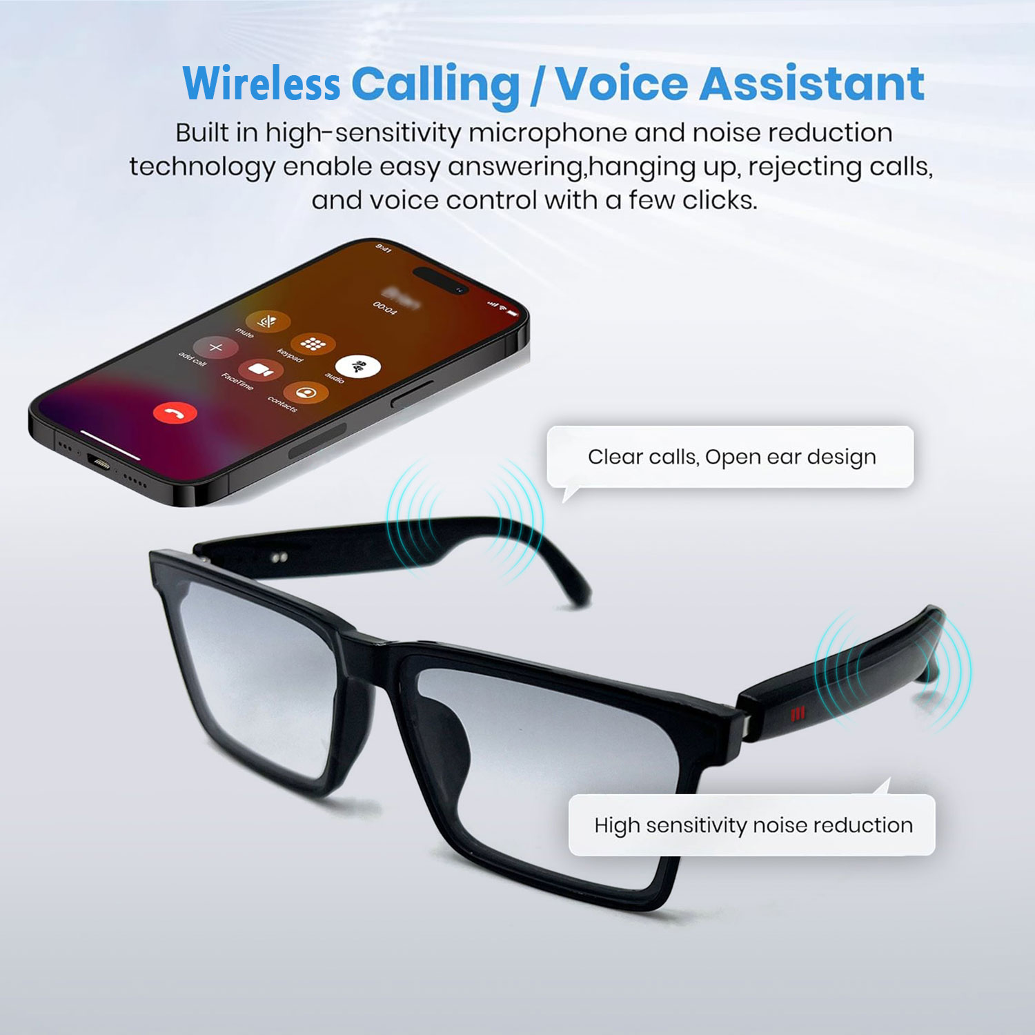 Smart Audio Glasses with Real- - Audio Music Bluetooth recensie en prijs