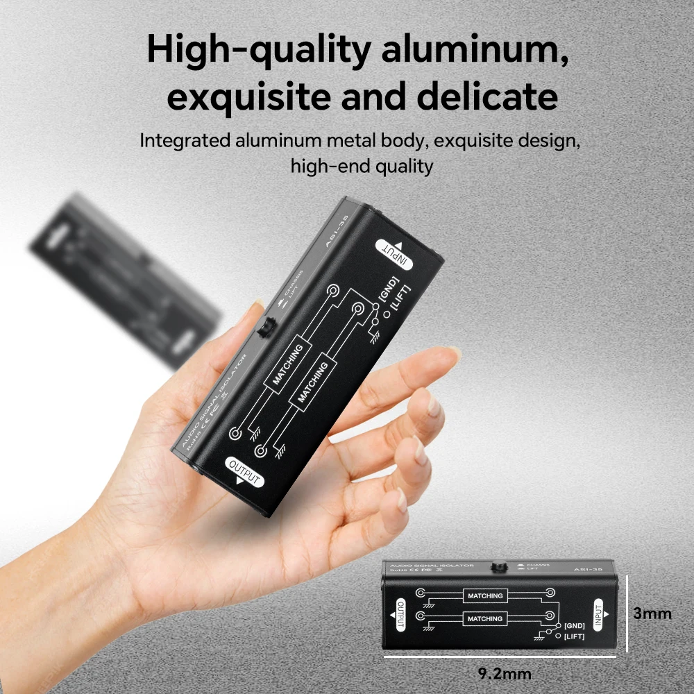 Portable 3.5mm aux Ground Loop - Audio Music Isolator recensie en prijs