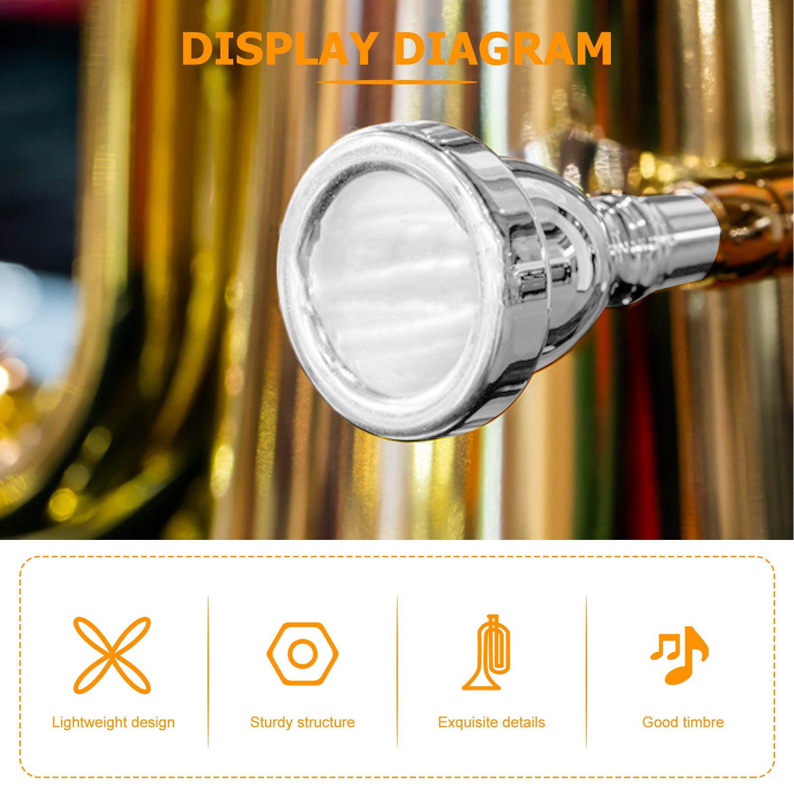 Alto Trombone Mouthpiece 12C M - Trombone Mouthpiece recensie en prijs