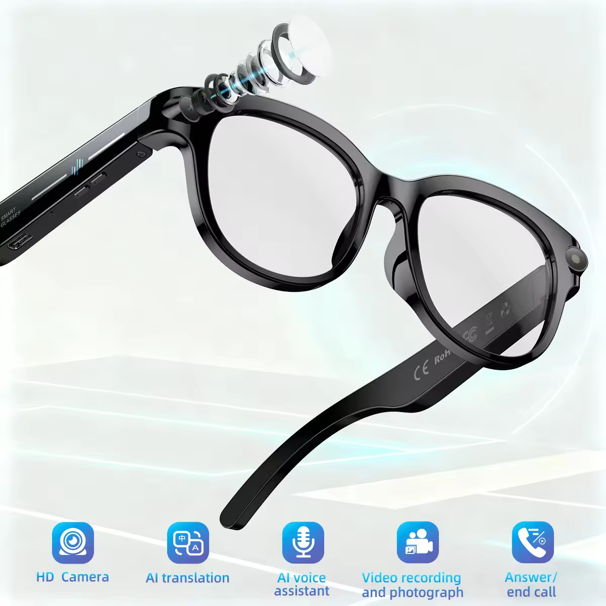 2026 New AI Smart Glasses with - Audio Music Bluetooth recensie en prijs