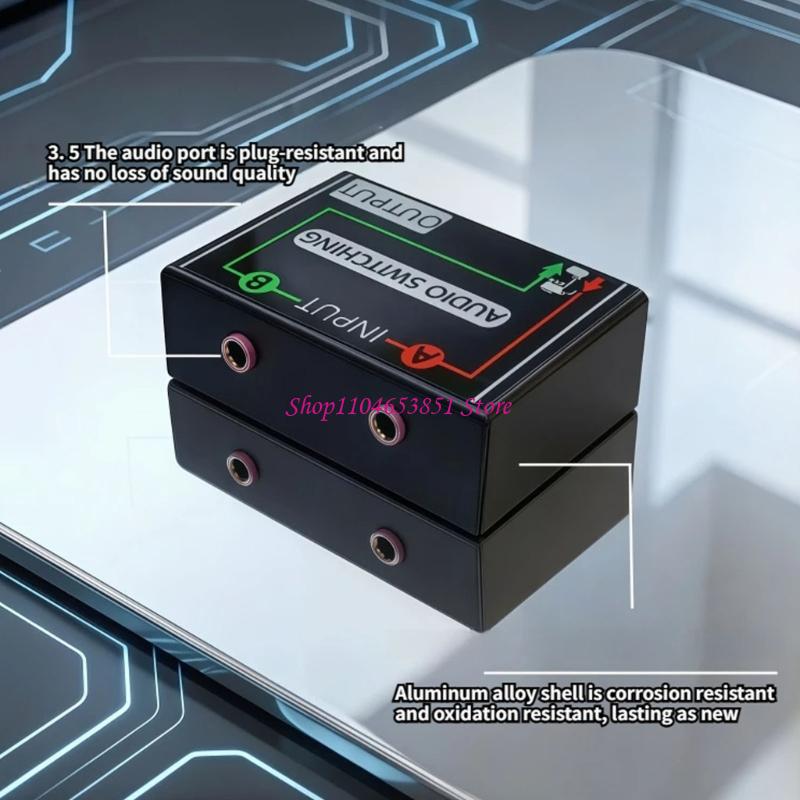 Metal 3.5Mm Auditory Switcher  - Audio And Music Splitter recensie en prijs