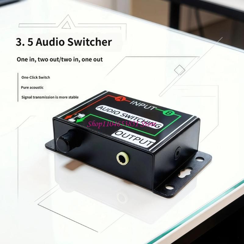 Metal 3.5Mm Auditory Switcher  - Audio And Music Splitter recensie en prijs
