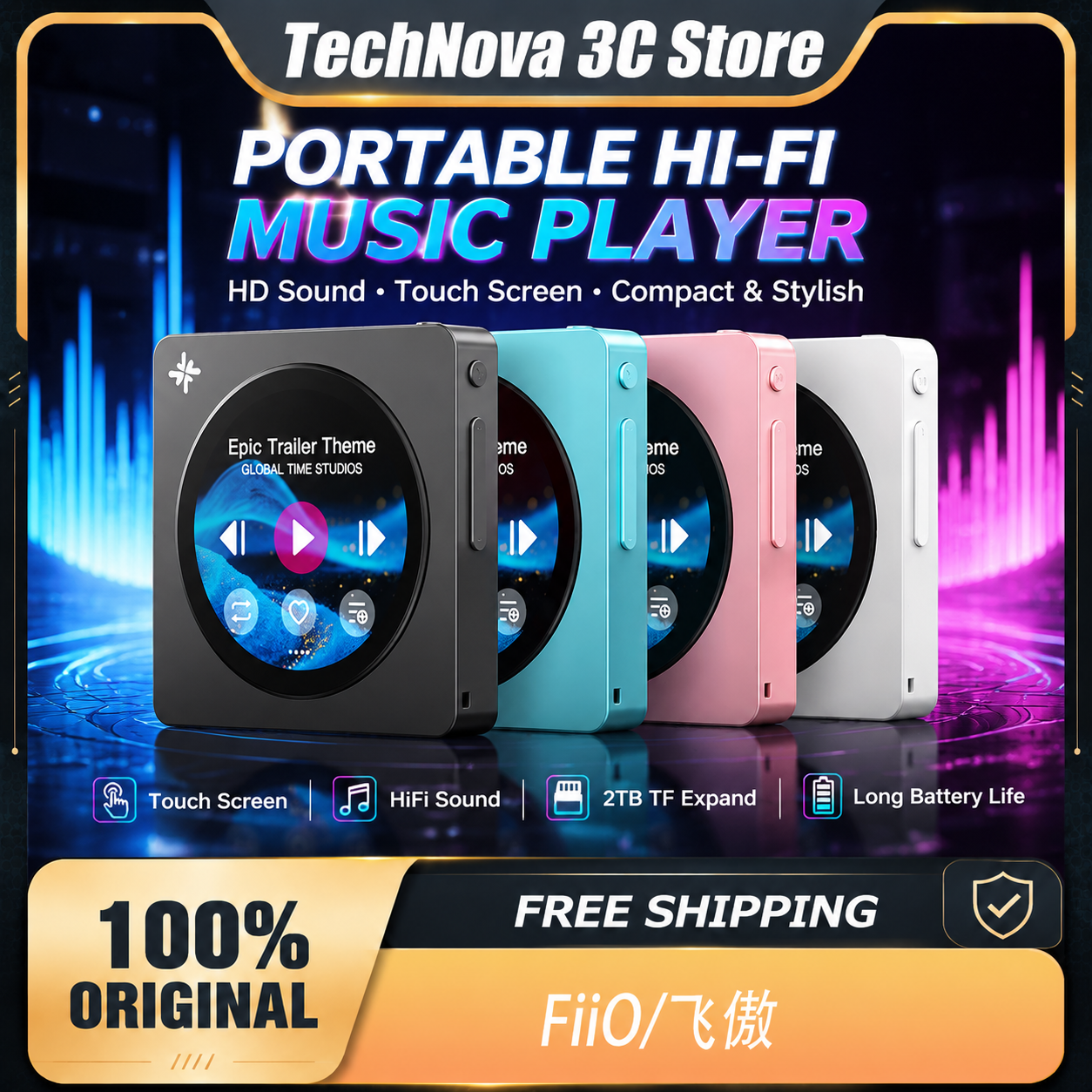 FiiO DISC Portable HiFi Music  - Audio Music Bluetooth recensie en prijs