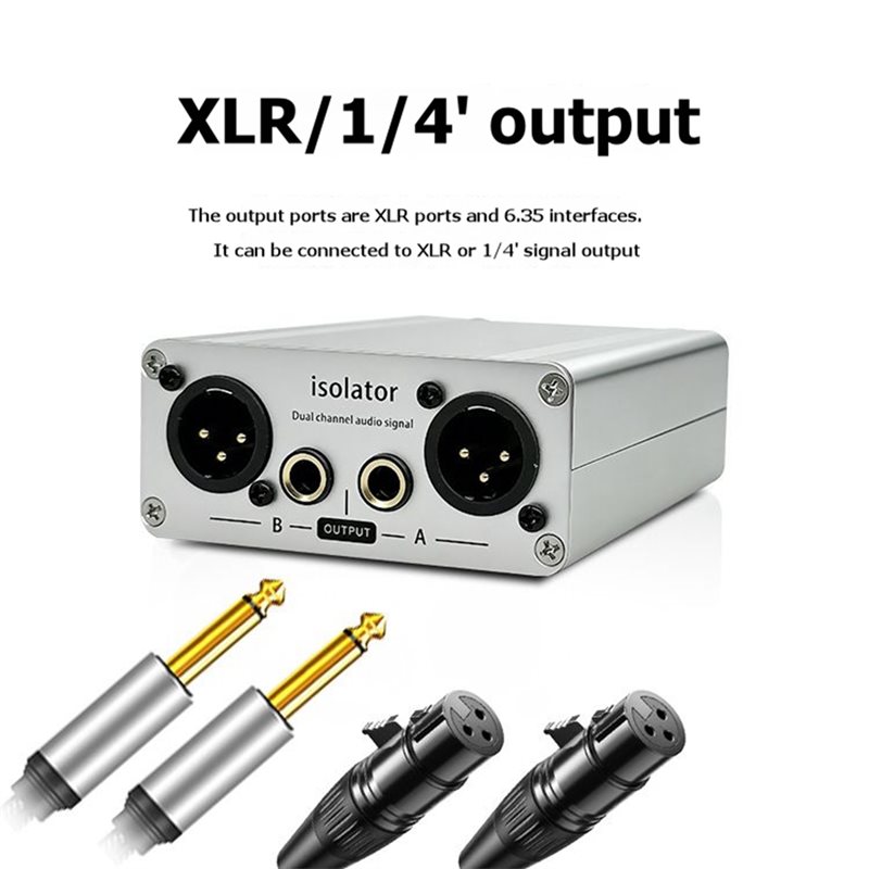 XLR Audio Isolator Audio Noise - Audio Music Isolator recensie en prijs