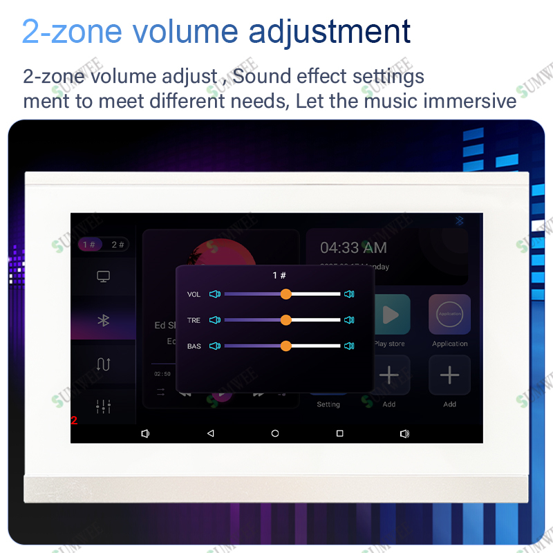 7 Inch Touch Screen 2 Zone Sma - Audio Music Background Free recensie en prijs