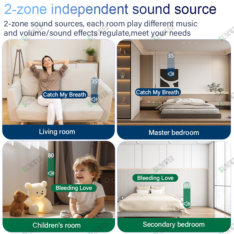 7 Inch Touch Screen 2 Zone Sma - Audio Music Background Free recensie en prijs