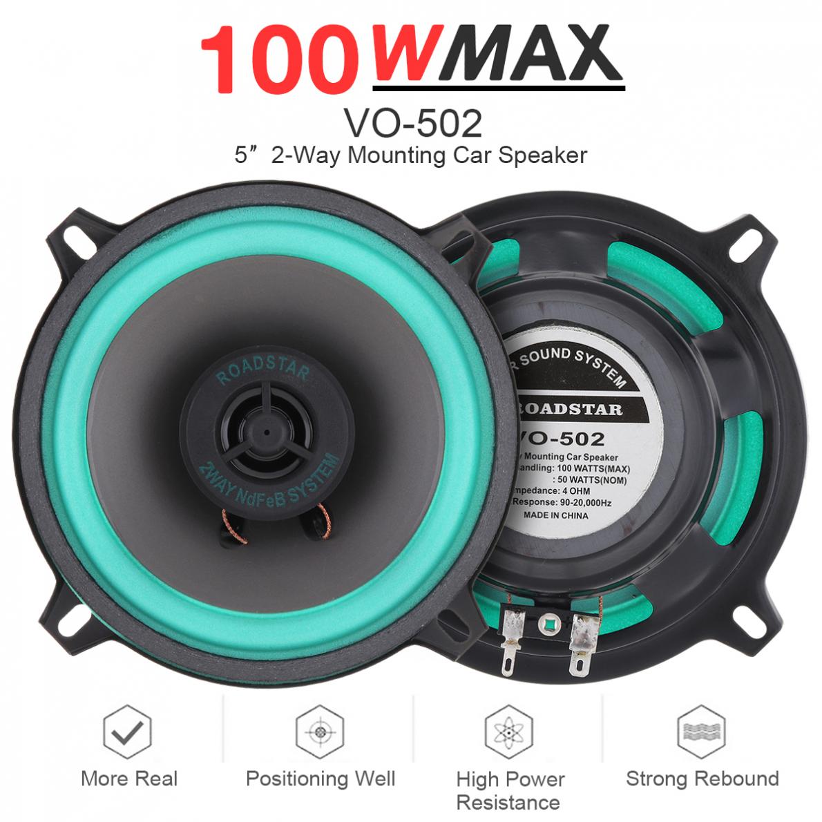 4 Inch / 5 Inch 100W Car HiFi  - Audio Universal Music recensie en prijs