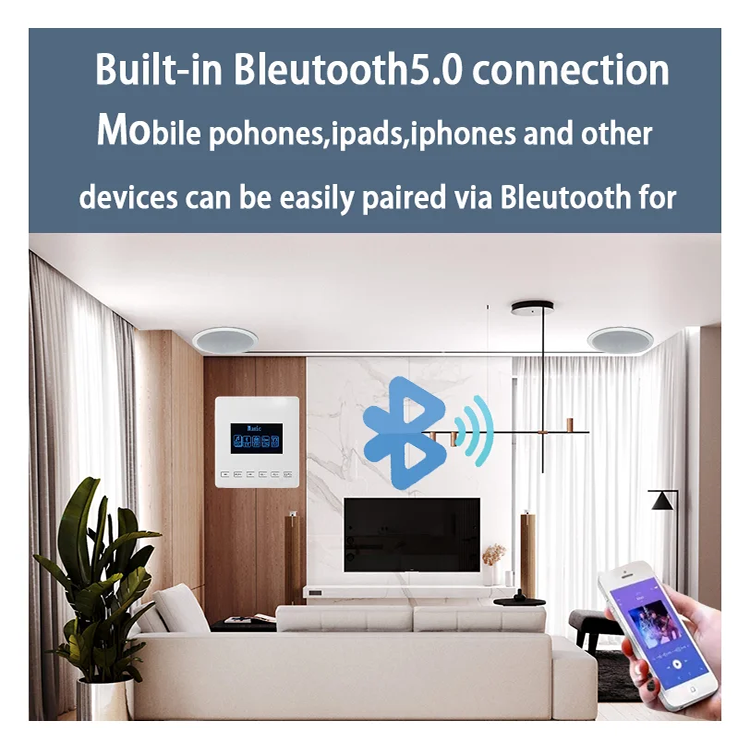 Mini Bluetooth Amplifier Wall  - Audio Music Store recensie en prijs