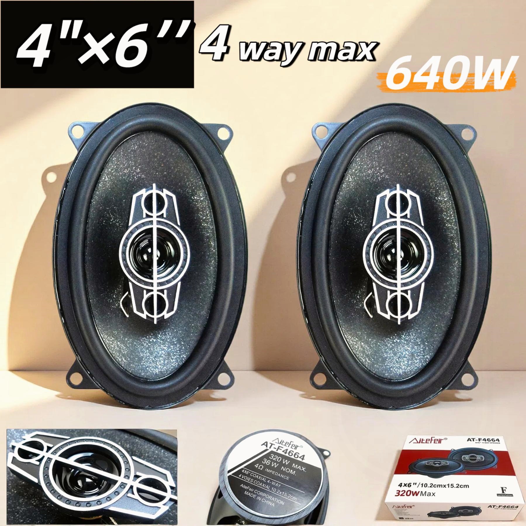 2 Pcs 4 inch 6 inch 320W 4-Way - Audio Universal Music recensie en prijs