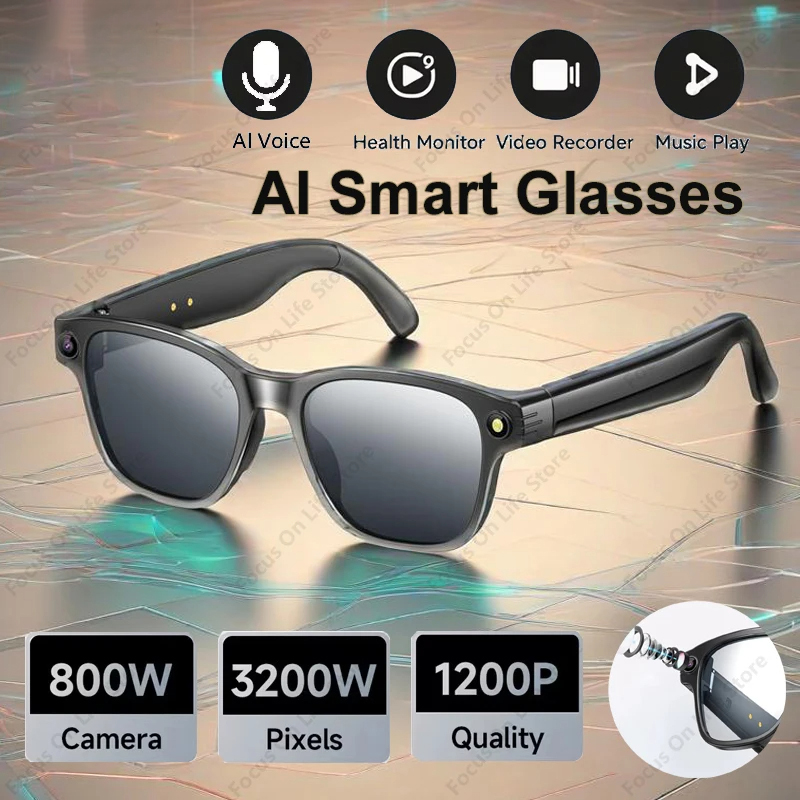 AI Smart Glasses 8 Million Cam - Audio Music Bluetooth recensie en prijs