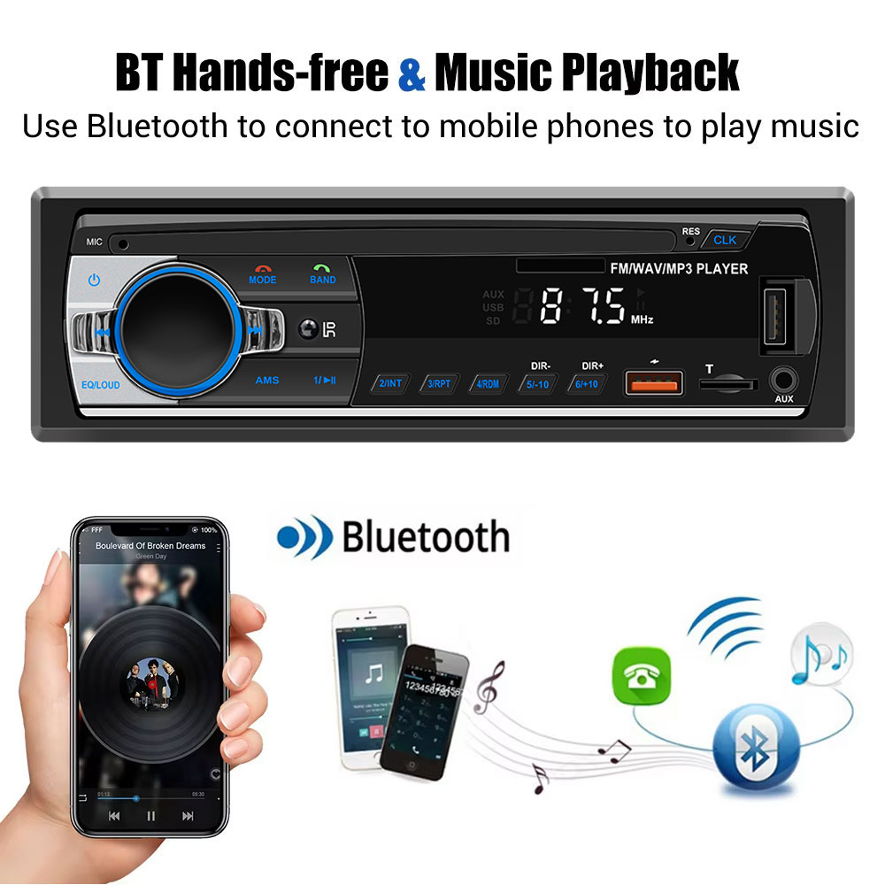 Car Radio 1Din Car MP3 Bluetoo - Audio Universal Music recensie en prijs