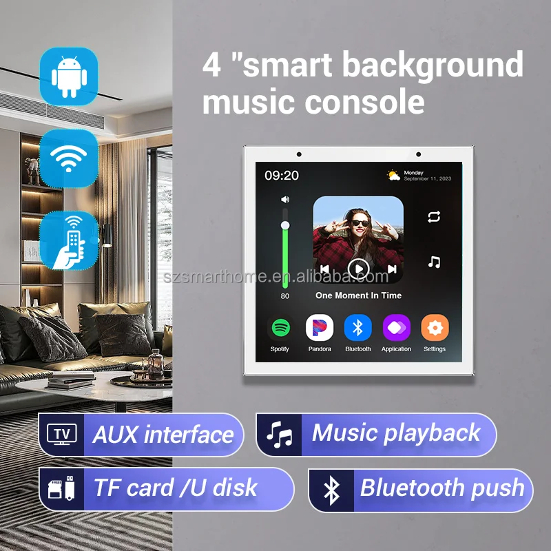 4-Inch Smart Home Background M - Audio Music Background Free recensie en prijs