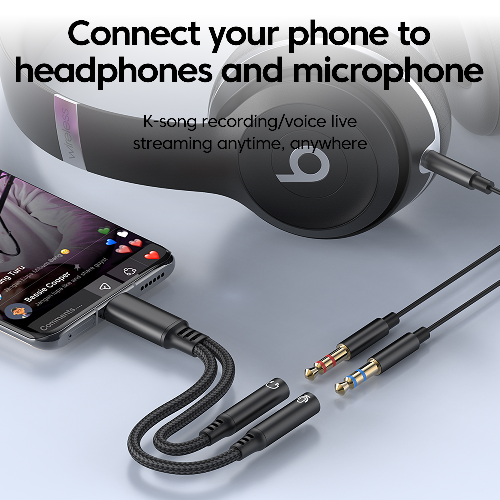 USB/Type C To Dual 3.5MM Jack  - Audio And Music Splitter recensie en prijs