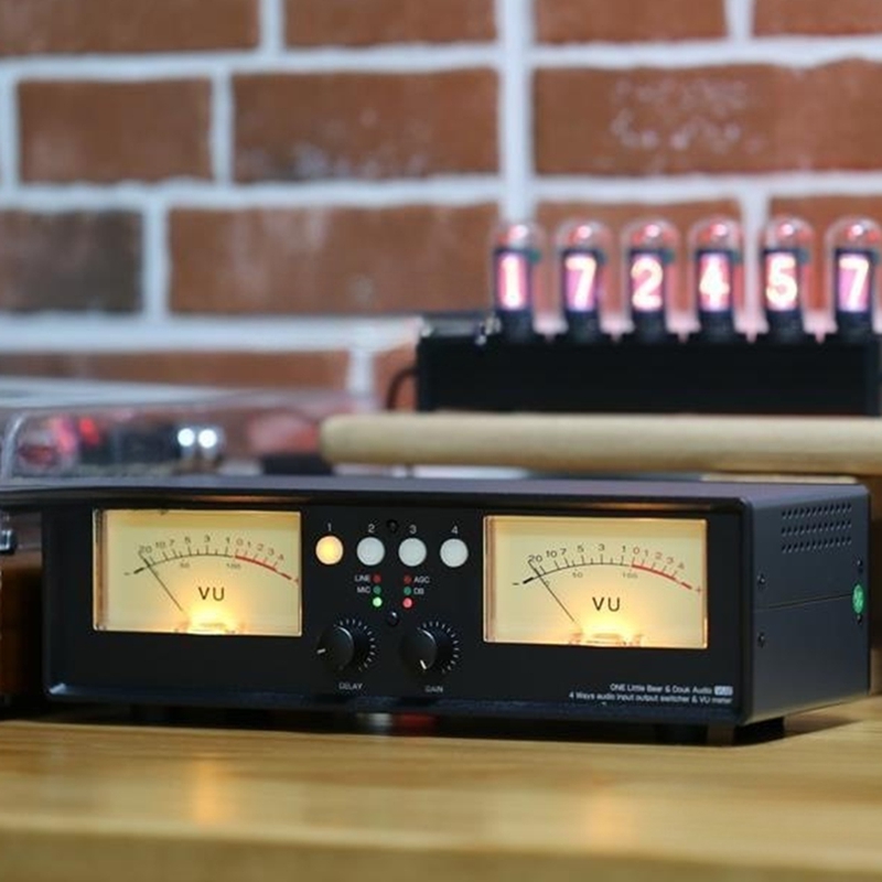 MIC+LINE Analog Dual VU Meter  - Audio And Music Splitter recensie en prijs