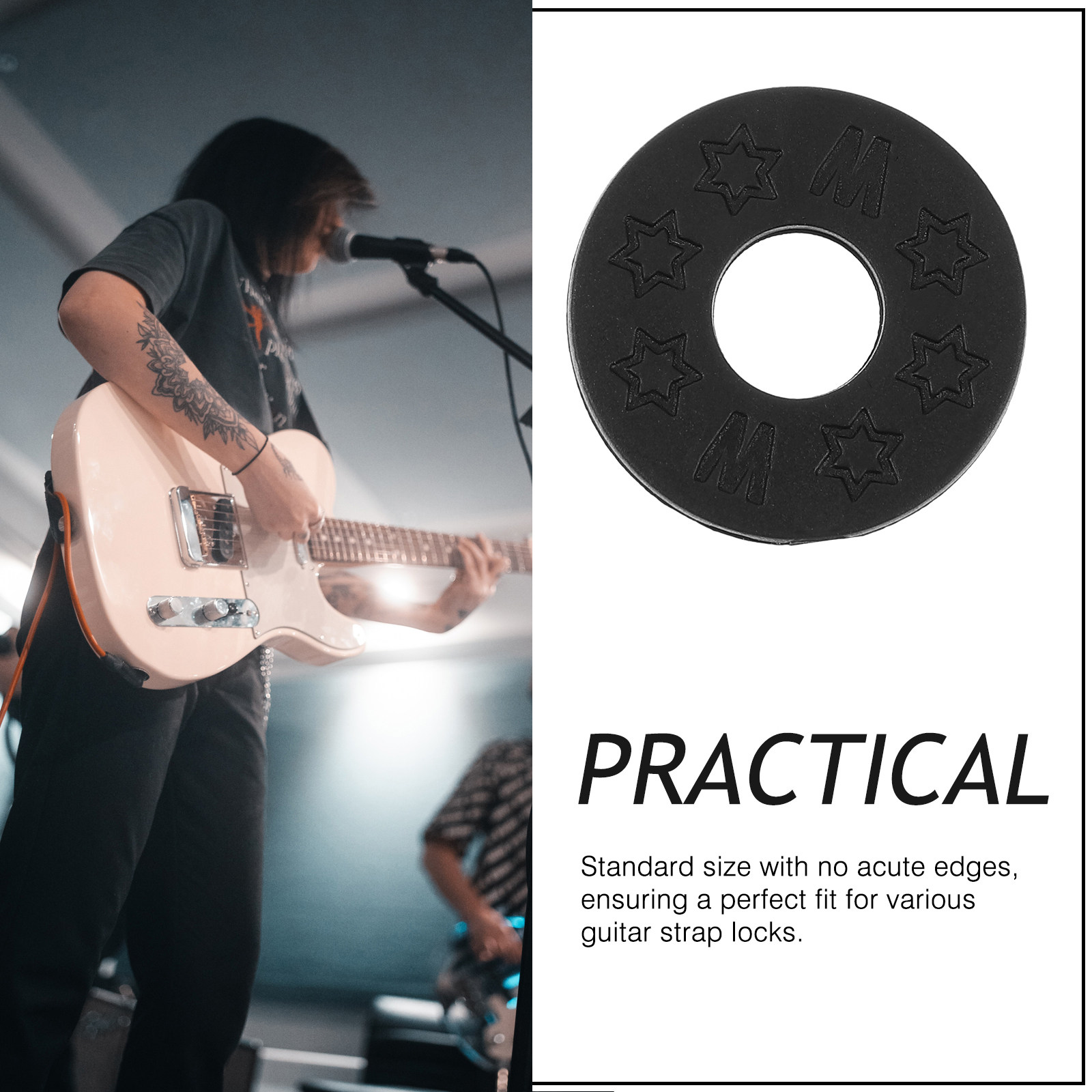 10Pcs Silicone Guitar Strap Lo - Guitar Strap Padded recensie en prijs