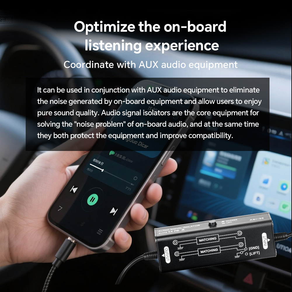 Portable 3.5MM AUX Ground Loop - Audio Music Isolator recensie en prijs