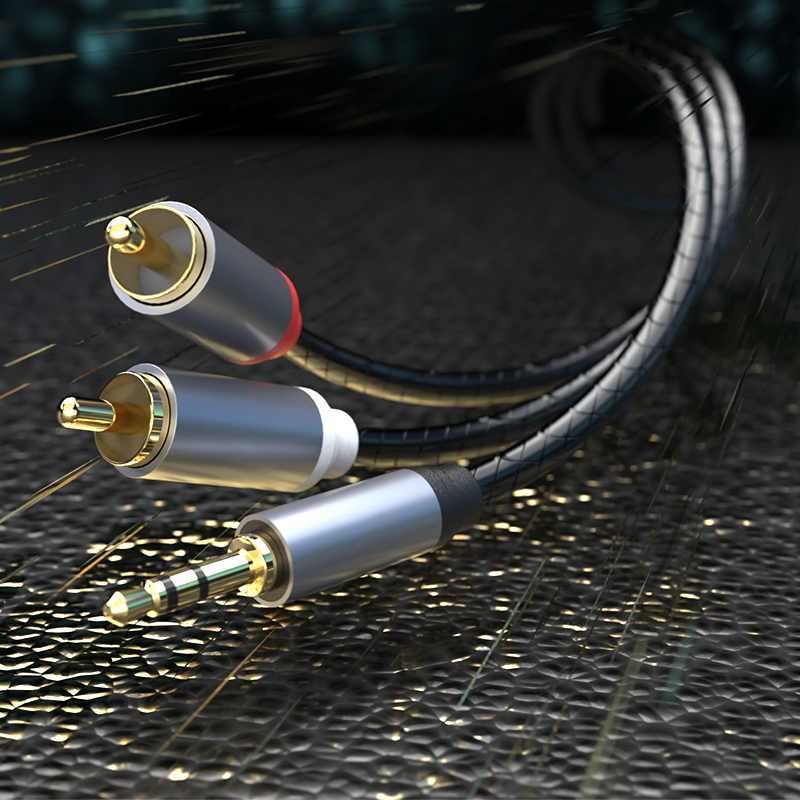 HiFi 3.5mm Stereo Audio Cable  - Audio And Music Splitter recensie en prijs